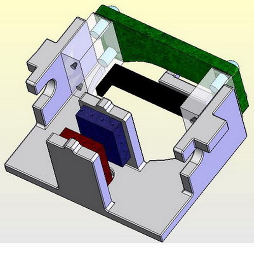 Optical system support frame