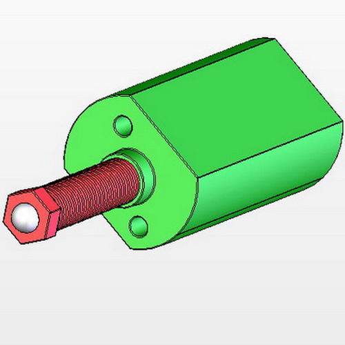 Snail drive stepper motor